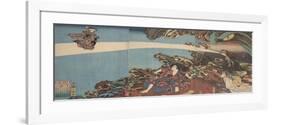 Gama Sennin's Animus (From the Series Ibaraki No Keshi)-Utagawa Kuniyoshi-Framed Giclee Print