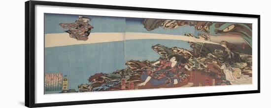 Gama Sennin's Animus (From the Series Ibaraki No Keshi)-Utagawa Kuniyoshi-Framed Giclee Print