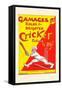 Gamages Rules for Brighter Cricket-null-Framed Stretched Canvas