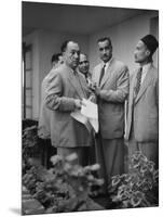 Gamal Abdul Nasser of Egypt Attending the Bandung Conference-null-Mounted Photographic Print