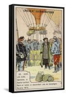 Gambetta and Spuller's Escape from the Siege of Paris by Balloon, October 1870-null-Framed Stretched Canvas