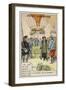 Gambetta and Spuller's Escape from the Siege of Paris by Balloon, October 1870-null-Framed Giclee Print