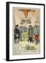 Gambetta and Spuller's Escape from the Siege of Paris by Balloon, October 1870-null-Framed Giclee Print