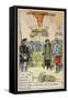 Gambetta and Spuller's Escape from the Siege of Paris by Balloon, October 1870-null-Framed Stretched Canvas