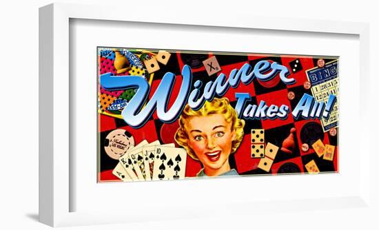 Gamble Gamble Gamble-Kate Ward Thacker-Framed Giclee Print