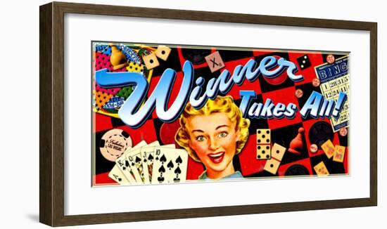 Gamble Gamble Gamble-Kate Ward Thacker-Framed Giclee Print