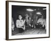 Gambler Tony Cornero Stralla and Others Gambling Aboard Ship "Lux" Off Coast of California-Peter Stackpole-Framed Premium Photographic Print