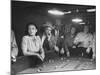 Gambler Tony Cornero Stralla and Others Gambling Aboard Ship "Lux" Off Coast of California-Peter Stackpole-Mounted Premium Photographic Print