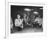 Gambler Tony Cornero Stralla and Others Gambling Aboard Ship "Lux" Off Coast of California-Peter Stackpole-Framed Premium Photographic Print