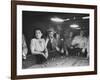 Gambler Tony Cornero Stralla and Others Gambling Aboard Ship "Lux" Off Coast of California-Peter Stackpole-Framed Premium Photographic Print