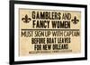 Gamblers and Fancy Women Sign Up Vintage New Orleans-null-Framed Art Print