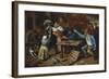 Gamblers Quarrelling, about 1664/65-Jan Havicksz. Steen-Framed Giclee Print