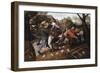 Gamblers Quarrelling-Pieter Brueghel the Younger-Framed Premium Giclee Print