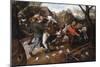 Gamblers Quarrelling-Pieter Brueghel the Younger-Mounted Giclee Print