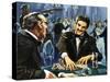 Gambling at Monte Carlo-English School-Stretched Canvas