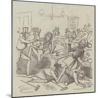 Gambling at No 3 Castle Street-null-Mounted Giclee Print