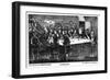 Gambling During the Californian Gold Rush, 19th Century-Britton & Rey-Framed Premium Giclee Print