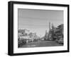 Gambling Establishments and Clubs Lining the Street-Peter Stackpole-Framed Photographic Print