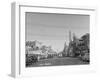 Gambling Establishments and Clubs Lining the Street-Peter Stackpole-Framed Photographic Print