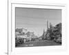 Gambling Establishments and Clubs Lining the Street-Peter Stackpole-Framed Photographic Print