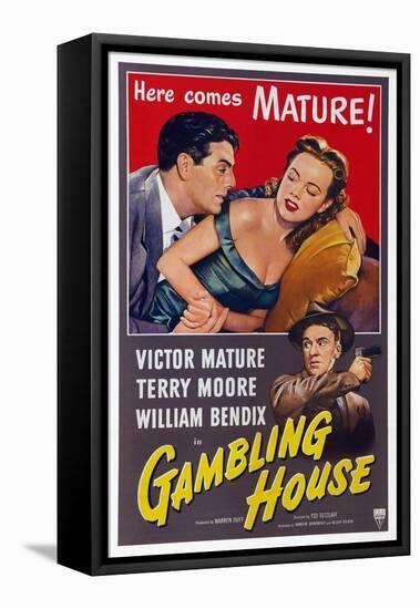 Gambling House-null-Framed Stretched Canvas