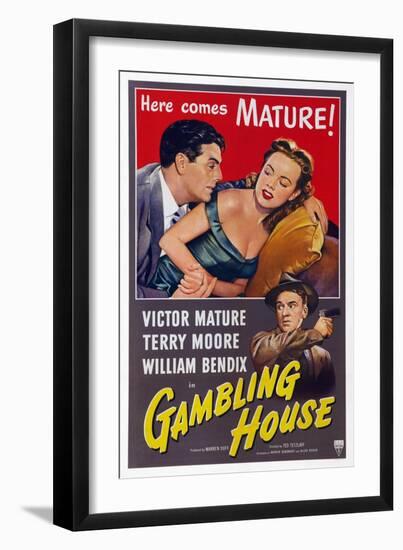 Gambling House-null-Framed Art Print