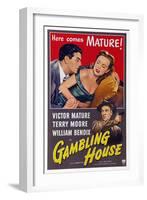 Gambling House-null-Framed Art Print