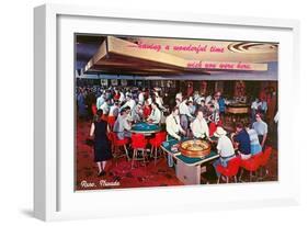 Gambling in Reno, Nevada-null-Framed Art Print