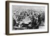Gambling in the Mines, Faro, California, 19th Century-Britton & Rey-Framed Giclee Print