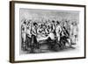 Gambling in the Mines, Monte, California, 19th Century-Britton & Rey-Framed Giclee Print