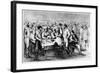 Gambling in the Mines, Monte, California, 19th Century-Britton & Rey-Framed Giclee Print