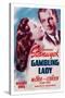 Gambling Lady-null-Stretched Canvas