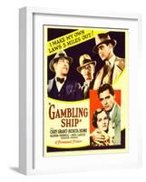 Gambling Ship, Jack La Rue, Roscoe Karns, Cary Grant, 1933-null-Framed Photo