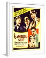 Gambling Ship, Jack La Rue, Roscoe Karns, Cary Grant, 1933-null-Framed Photo