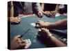 Gambling Table in a New Orleans Casino-Arthur Schatz-Stretched Canvas