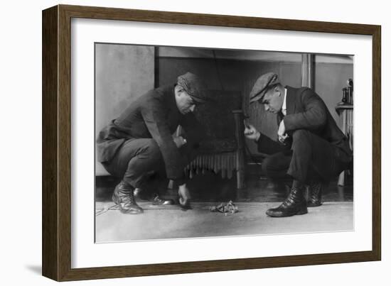 Gambling-null-Framed Art Print