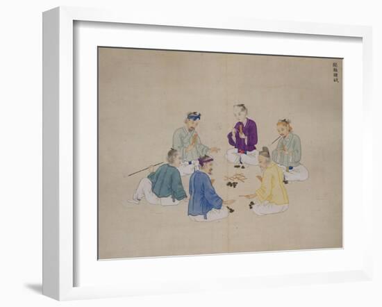 Gambling-Kim Junkeun-Framed Giclee Print