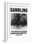 Gambling-Wilbur Pierce-Framed Art Print