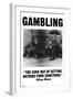 Gambling-Wilbur Pierce-Framed Art Print