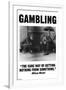 Gambling-Wilbur Pierce-Framed Art Print