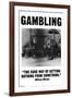 Gambling-Wilbur Pierce-Framed Art Print