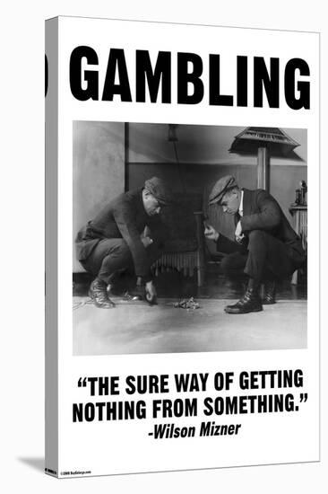 Gambling-Wilbur Pierce-Stretched Canvas