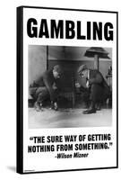 Gambling-Wilbur Pierce-Framed Stretched Canvas