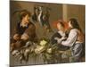 Game and Vegetable Sellers-Theodor Rombouts-Mounted Giclee Print