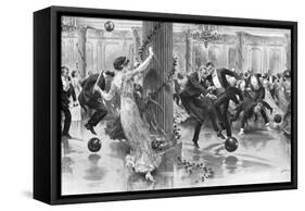 Game, Balloon Football-Samuel Begg-Framed Stretched Canvas