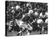 Game Between the Baltimore Colts Vs. the Chicago Bears-George Silk-Stretched Canvas