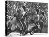 Game Between the Baltimore Colts Vs. the Chicago Bears-George Silk-Stretched Canvas