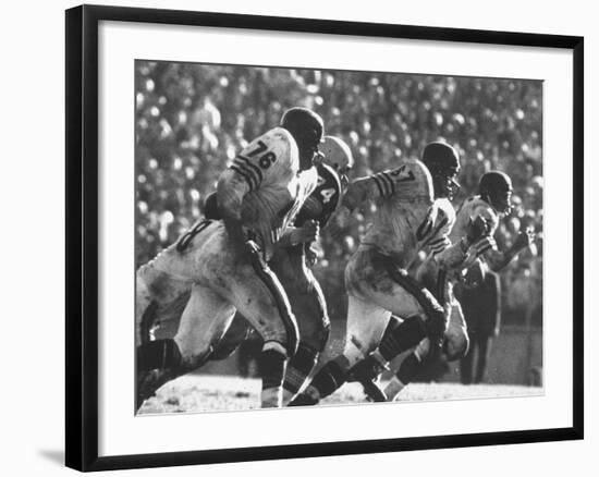 Game Between the Baltimore Colts Vs. the Chicago Bears-George Silk-Framed Premium Photographic Print