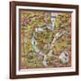 Game Board for "The Road to Washington"-null-Framed Giclee Print