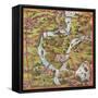 Game Board for "The Road to Washington"-null-Framed Stretched Canvas